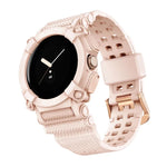 Pulseira de Relógio Integrada de Cor Sólida Três-Prova, Para Google Pixel Watch