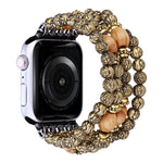 Correia de Relógio com Contas de Rosa, Para Apple Watch Ultra 49mm / Série 8&7 45mm, Para Apple Watch Série 8&7 41mm
