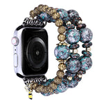 Correia de Relógio com Contas de Rosa, Para Apple Watch Ultra 49mm / Série 8&7 45mm, Para Apple Watch Série 8&7 41mm