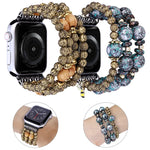 Correia de Relógio com Contas de Rosa, Para Apple Watch Ultra 49mm / Série 8&7 45mm, Para Apple Watch Série 8&7 41mm
