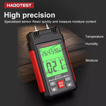 Detector portátil multifuncional de humidade da madeira com visor digital HABOTEST HT633, HT633