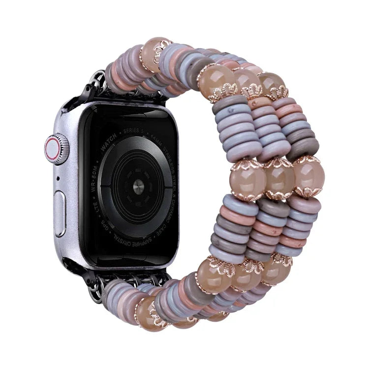 Correia de Relógio com Contas em Peças, Para Apple Watch Ultra 49mm / Série 8&7 45mm, Para Apple Watch Série 8&7 41mm