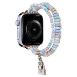 Correia de Relógio com 3 Fileiras de Contas, Para Apple Watch Ultra 49mm / Série 8&7 45mm, Para Apple Watch Série 8&7 41mm