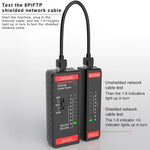 HABOTEST HT812A Testador de Linha Telefónica e de Rede 2 em 1, HT812A
