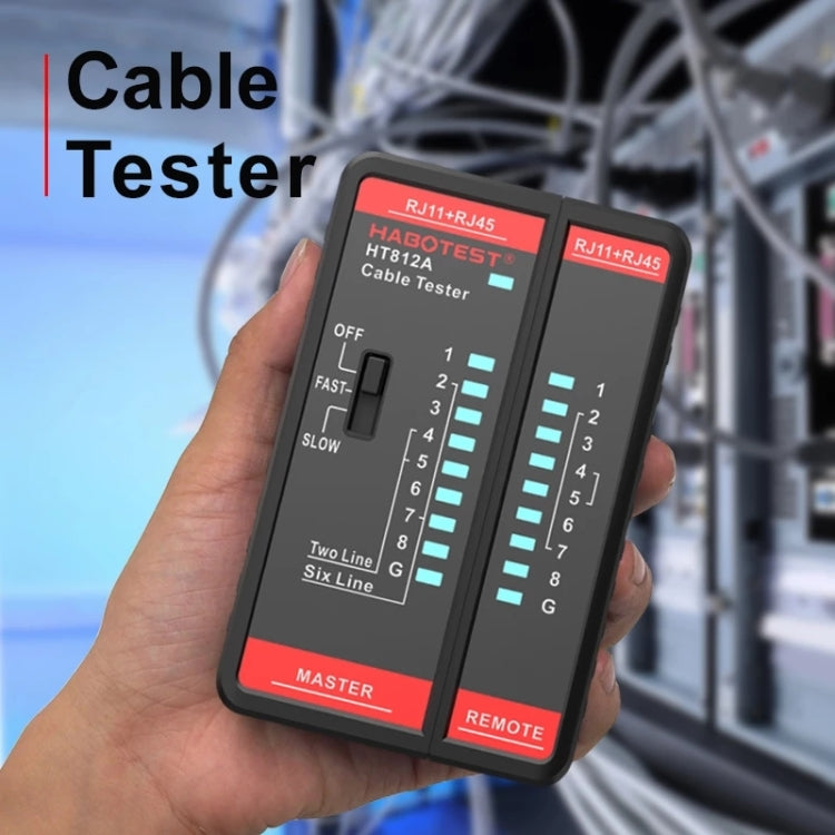 HABOTEST HT812A Testador de Linha Telefónica e de Rede 2 em 1, HT812A