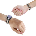 Correia de Relógio com Contas Estilo Floresta, Para Apple Watch Ultra 49mm / Série 8&7 45mm, Para Apple Watch Série 8&7 41mm