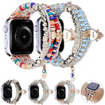 Correia de Relógio com Contas Estilo Floresta, Para Apple Watch Ultra 49mm / Série 8&7 45mm, Para Apple Watch Série 8&7 41mm