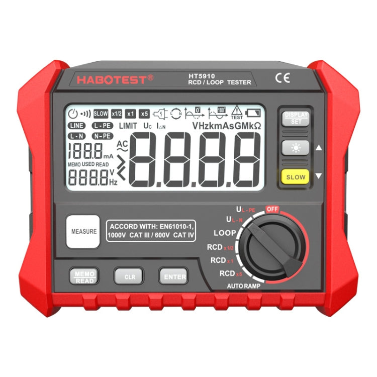 Testador de Interruptor de Fuga e Resistência de Loop, HT5910