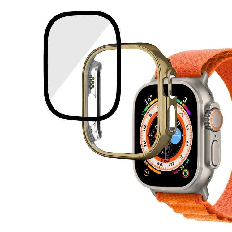 Capa Integral de Relógio em Vidro Temperado PC com Revestimento Brilhante, Para Apple Watch Ultra 3 / 2 / 1 49mm