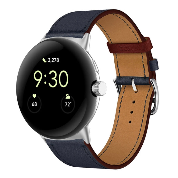 Correia de relógio em pele genuína, para Google Pixel Watch 4 / 3 / 2 / 1 41mm