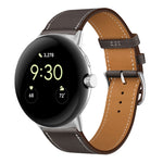 Correia de relógio em pele genuína, para Google Pixel Watch 4 / 3 / 2 / 1 41mm