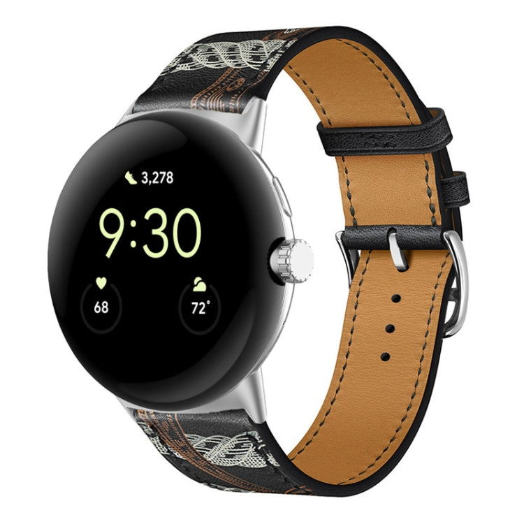 Correia de relógio em pele genuína, para Google Pixel Watch 4 / 3 / 2 / 1 41mm