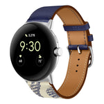 Correia de relógio em pele genuína, para Google Pixel Watch 4 / 3 / 2 / 1 41mm