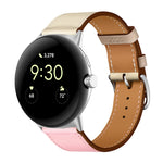 Correia de relógio em pele genuína, para Google Pixel Watch 4 / 3 / 2 / 1 41mm