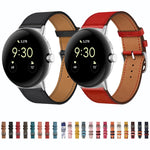 Correia de relógio em pele genuína, para Google Pixel Watch 4 / 3 / 2 / 1 41mm