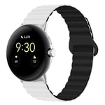 Pulseira de relógio em silicone magnética com fivela invertida, para Google Pixel Watch 4 / 3 / 2 / 1 41mm