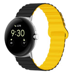 Pulseira de relógio em silicone magnética com fivela invertida, para Google Pixel Watch 4 / 3 / 2 / 1 41mm