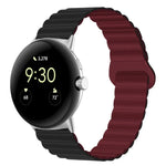 Pulseira de relógio em silicone magnética com fivela invertida, para Google Pixel Watch 4 / 3 / 2 / 1 41mm