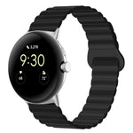 Pulseira de relógio em silicone magnética com fivela invertida, para Google Pixel Watch 4 / 3 / 2 / 1 41mm