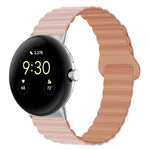 Pulseira de relógio em silicone magnética com fivela invertida, para Google Pixel Watch 4 / 3 / 2 / 1 41mm
