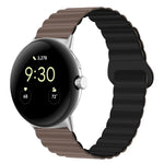 Pulseira de relógio em silicone magnética com fivela invertida, para Google Pixel Watch 4 / 3 / 2 / 1 41mm