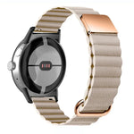 Pulseira de Relógio em Pele Genuína com Fecho Reverso Magnético, Para Google Pixel Watch 4 / 3 / 2 / 1 41mm