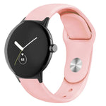 Pulseira de Relógio em Silicone com Fecho Reverso Cor Sólida, Para Google Pixel Watch 4 / 3 / 2 / 1 41mm