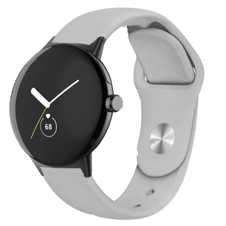 Pulseira de Relógio em Silicone com Fecho Reverso Cor Sólida, Para Google Pixel Watch 4 / 3 / 2 / 1 41mm