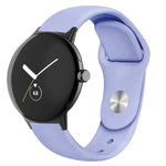 Pulseira de Relógio em Silicone com Fecho Reverso Cor Sólida, Para Google Pixel Watch 4 / 3 / 2 / 1 41mm