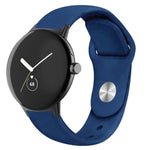 Pulseira de Relógio em Silicone com Fecho Reverso Cor Sólida, Para Google Pixel Watch 4 / 3 / 2 / 1 41mm