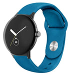 Pulseira de Relógio em Silicone com Fecho Reverso Cor Sólida, Para Google Pixel Watch 4 / 3 / 2 / 1 41mm