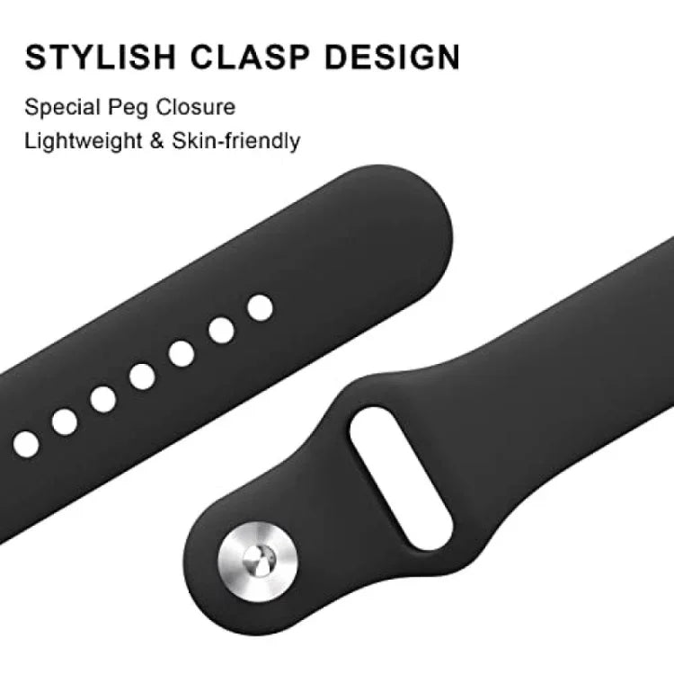 Pulseira de Relógio em Silicone com Fecho Reverso Cor Sólida, Para Google Pixel Watch 4 / 3 / 2 / 1 41mm
