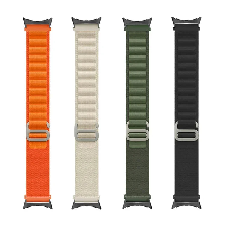 Pulseira de Relógio com Conector Preto em Nylon Loop, Para Google Pixel Watch 4 / 3 / 2 / 1 41mm