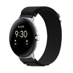 Pulseira de Relógio com Conector Prateado em Nylon Loop, Para Google Pixel Watch 4 / 3 / 2 / 1 41mm