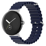 Pulseira de relógio em silicone Ocean, para Google Pixel Watch 4 / 3 / 2 / 1 41mm