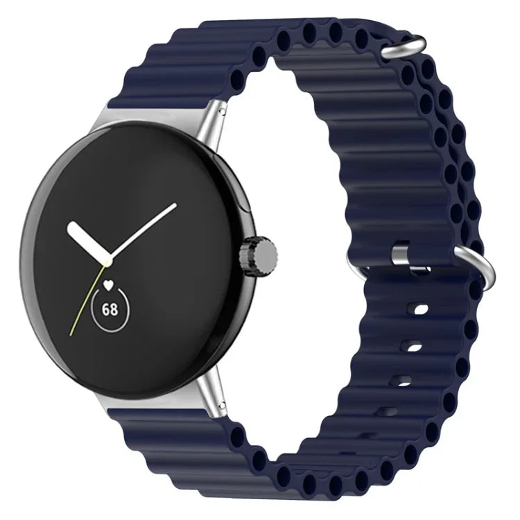 Pulseira de relógio em silicone Ocean, para Google Pixel Watch 4 / 3 / 2 / 1 41mm