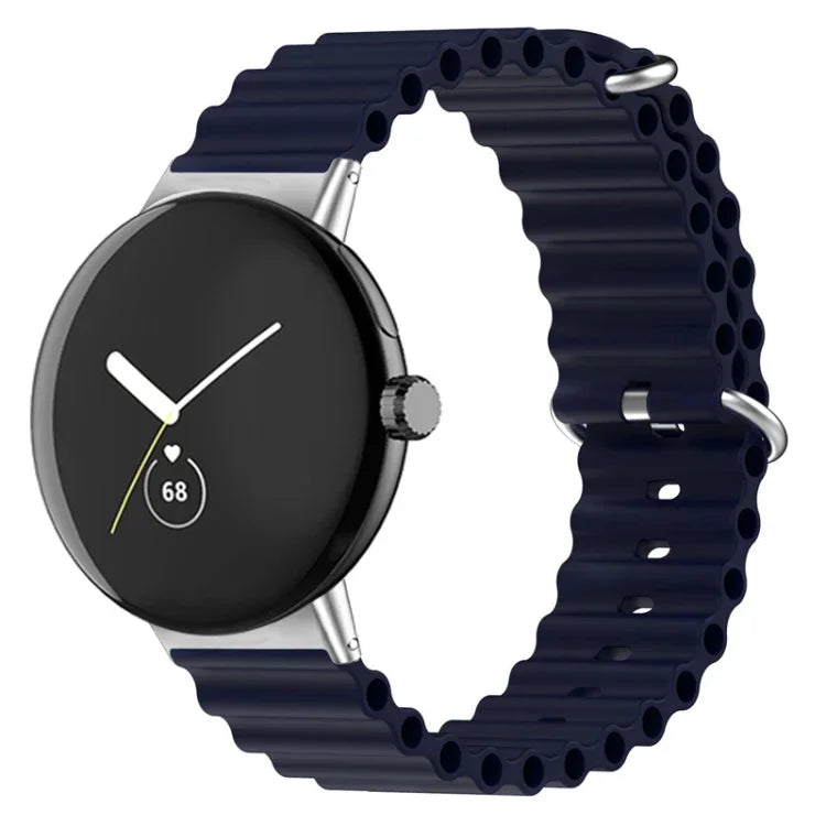 Pulseira de relógio em silicone Ocean, para Google Pixel Watch 4 / 3 / 2 / 1 41mm