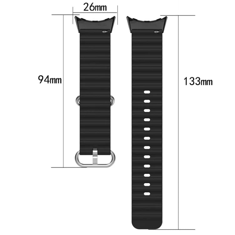 Pulseira de relógio em silicone Ocean, para Google Pixel Watch 4 / 3 / 2 / 1 41mm