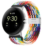 Correia de Relógio em Nylon com Fivela Metálica, Para Google Pixel Watch 4 / 3 / 2 / 1 41mm