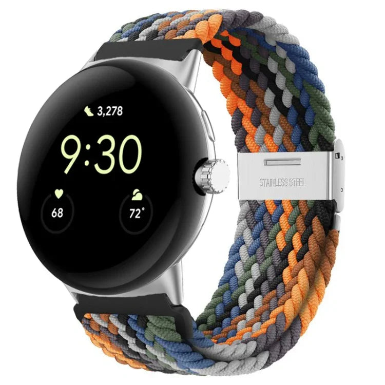 Correia de Relógio em Nylon com Fivela Metálica, Para Google Pixel Watch 4 / 3 / 2 / 1 41mm