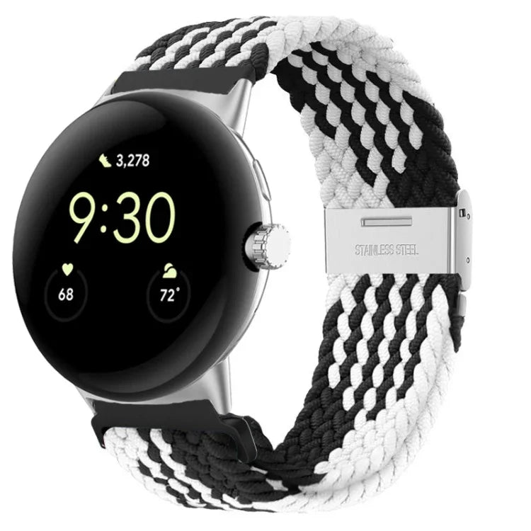Correia de Relógio em Nylon com Fivela Metálica, Para Google Pixel Watch 4 / 3 / 2 / 1 41mm