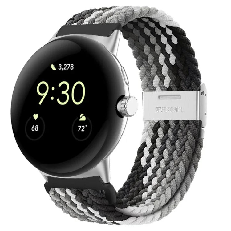 Correia de Relógio em Nylon com Fivela Metálica, Para Google Pixel Watch 4 / 3 / 2 / 1 41mm