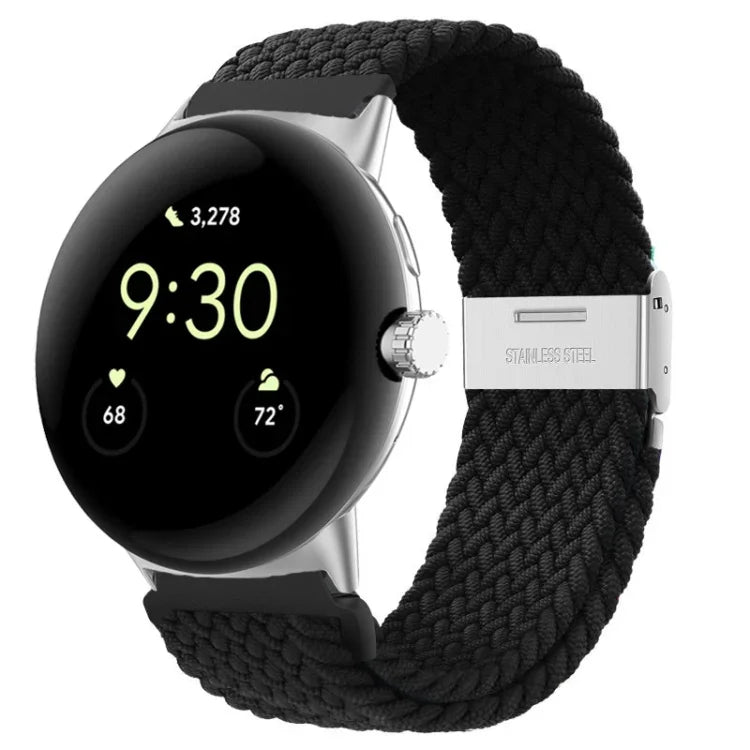 Correia de Relógio em Nylon com Fivela Metálica, Para Google Pixel Watch 4 / 3 / 2 / 1 41mm