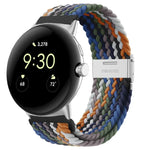 Correia de Relógio em Nylon com Fivela Metálica, Para Google Pixel Watch 4 / 3 / 2 / 1 41mm