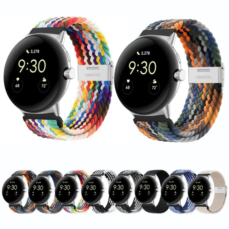 Correia de Relógio em Nylon com Fivela Metálica, Para Google Pixel Watch 4 / 3 / 2 / 1 41mm