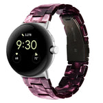 Three-beads Resin Watch Band, For Google Pixel Watch 4 / 3 / 2 / 1 41mm