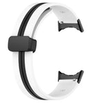 Correia de Relógio em Silicone com Fivela Dobrada Bicolor, Para Google Pixel Watch 4 / 3 / 2 / 1 41mm