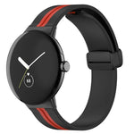 Correia de Relógio em Silicone com Fivela Dobrada Bicolor, Para Google Pixel Watch 4 / 3 / 2 / 1 41mm