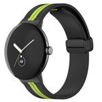 Correia de Relógio em Silicone com Fivela Dobrada Bicolor, Para Google Pixel Watch 4 / 3 / 2 / 1 41mm