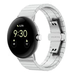 Correia de Relógio Metálica com Fivela Borboleta de Uma Conta, Para Google Pixel Watch 4 / 3 / 2 / 1 41mm